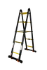 Драбина-трансформер телескопічна 2*5сх 0,9-4,1м анодований алюміній - 1