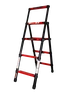 Стремянка телескопічна 4сх. верх.сх. 1,4м, двостороння - 1