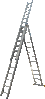 Драбина 3-секц. розкл. 3*13сх. 3,5-8,2м VHR P мет.розтяжка - 1