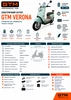 Скутер акумуляторний Verona, 1200Вт, 60V, швидкість 50км/год, запас ходу 60км - 2