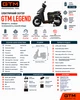 Скутер акумуляторний Legend, 2500Вт, 72V, швидкість 65км/год, запас ходу 85км - 3