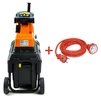 Подрібнювач садовий MS2800/45 KIT, 220В, 2800Вт, гілки до 45мм, фреза, контейнер 60л + подовжувач 10м помаранч. - 3