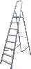 Стремянка 8сх. верх.сх.-1,64м. ALW 508 - 1