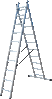 Драбина 2-секц. розкл. 2*10сх. 2,7-4,5м VHR Т(Н) - 1