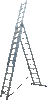 Драбина 3-секц. розкл. 3*12сх. 3,21-7,27м VHR H - 1