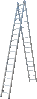 Драбина 2-секц. розкл. 2*16сх. 4,25-7,37м VHR Р - 1