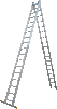 Драбина 2-секц. розкл. 2*18сх. 4,77-8,41м VHR Р - 1