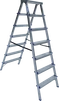 Стремянка 7сх. верх.сх. 1,64м, двостороння DHR407 - 2