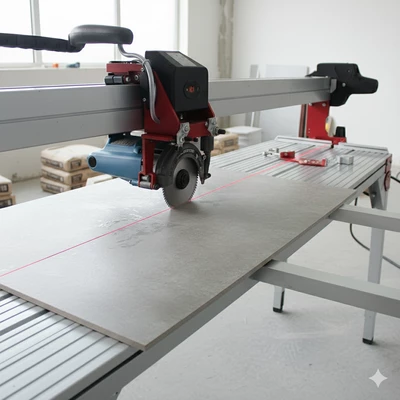 Електроплиткоріз 1800 мм 230В  довжина різу 1800 мм, автоматична подача