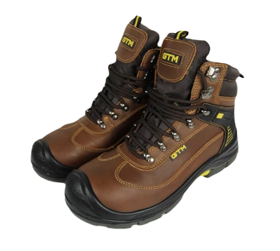 Черевики робочі р.47 композ.носок, шкіра коричневого кольору S1P SRC