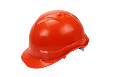 Каска будівельна помаранчева посилена