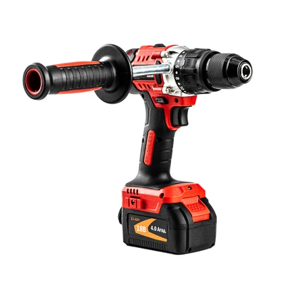 Дриль-шурупокрут акум. DSI18/80BL з ударом, 18В, 80Нм, 2шв +акум.4Аг-2шт, зарядний пристрій