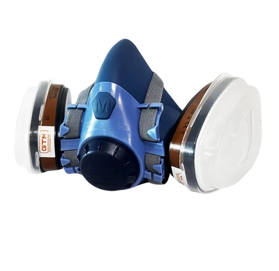 Набір маляра (напівмаска 7500, фільтр A1, тримач, предфільтр) р.М