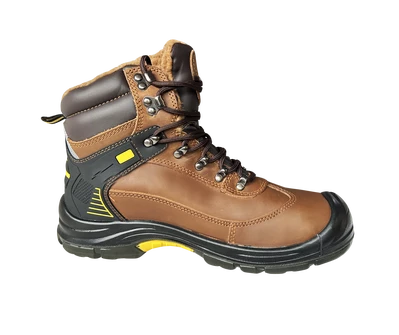 Черевики робочі утеплені р.44 композ.носок, шкіра коричневого кольору S1P SRC