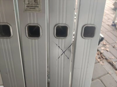 Драбина-трансформер 4*3сх. 0,9-3,3м алюмін. (УЦІНКА)