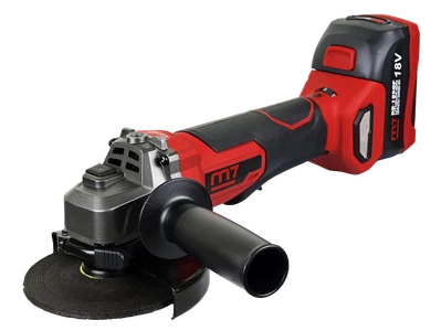 Кутова шліфмашина ак. 125мм  DG-501, 18В, 3000-8000об/хв +акум.5Аг-2шт, зарядний пристрій, кейс