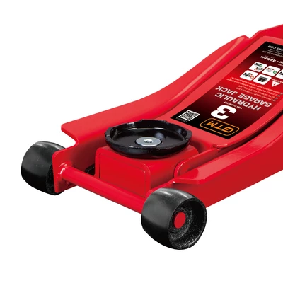 Домкрат підкатний 3т(85-455мм) низькопрофільний