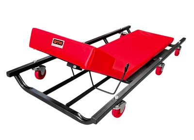 Лежак автослюсаря підкaтний з відкидним підгoлoвникoм