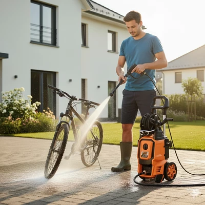 Мийка в/т LT707 інд.двигун, тиск - 130/195бар, прод 7,5л/хв, шланг 8м, алюм. помпа