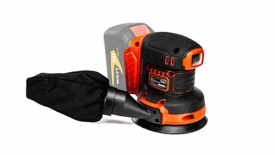 Шліфмашина ексцентрикова акум. OSC18/125BL, 18В, 125мм, 6000-12000об/хв., КАРКАС (без АКБ і ЗП)