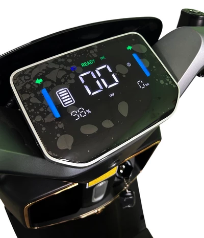 Скутер акумуляторний Volt, 1500Вт, 72V, швидкість 50км/год, запас ходу 60км