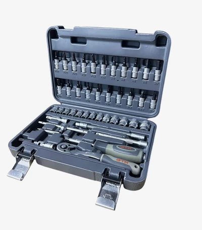 Набір інструменту 46од. 1/4" 4-14мм пластик. кейс