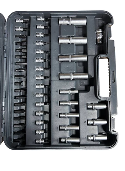 Набір інструменту 94од. 1/2-1/4" 4-32мм пластик. кейс