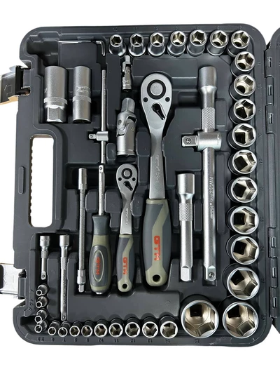 Набір інструменту 94од. 1/2-1/4" 4-32мм пластик. кейс