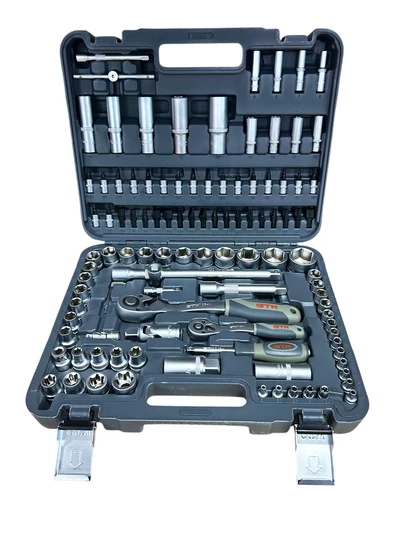 Набір інструменту 108од. 1/2-1/4" 4-32мм пластик. кейс