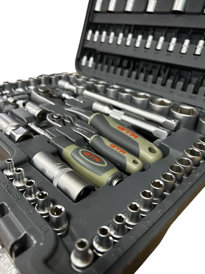 Набір інструменту 108од. 1/2-1/4" 4-32мм пластик. кейс