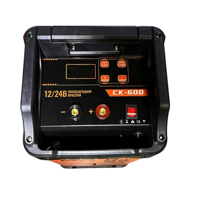Пускозарядний пристрій інверторний CK-600 12/24В 30-2000Ah, пуск.струм-400A