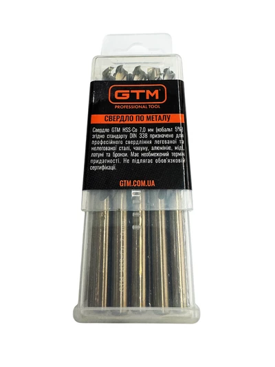 Свердло 7,0 мм HSS-Co5 10шт