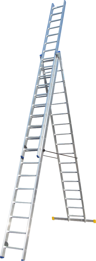Драбина 3-секц. розкл. 3*17сх. 4,6-11,4м VHR P мет.розтяжка