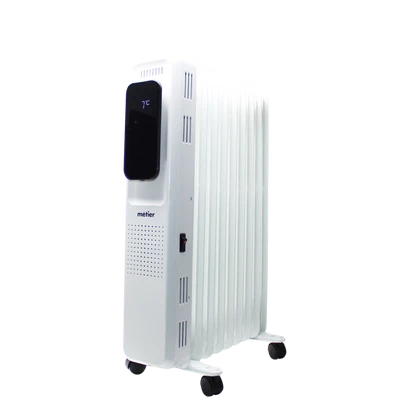 Радіатор масляний 2000Вт, 9секцій, електронне керування, програмування температури та часу роботи, пульт ДК, керування смартфоном через Wi Fi