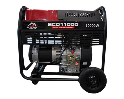 Генераторна установка SCD11000 дизель 1ф 9кВт ел.старт, 18л, колеса