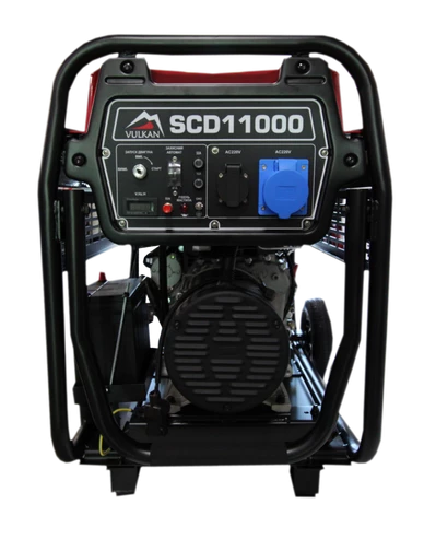 Генераторна установка SCD11000 дизель 1ф 9кВт ел.старт, 18л, колеса