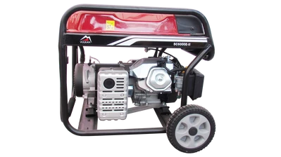 Генераторна установка SC6000E-II 1ф 5,0кВт, ел.старт, бак-25л, колеса