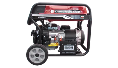 Генераторна установка SC6000E-II 1ф 5,0кВт, ел.старт, бак-25л, колеса