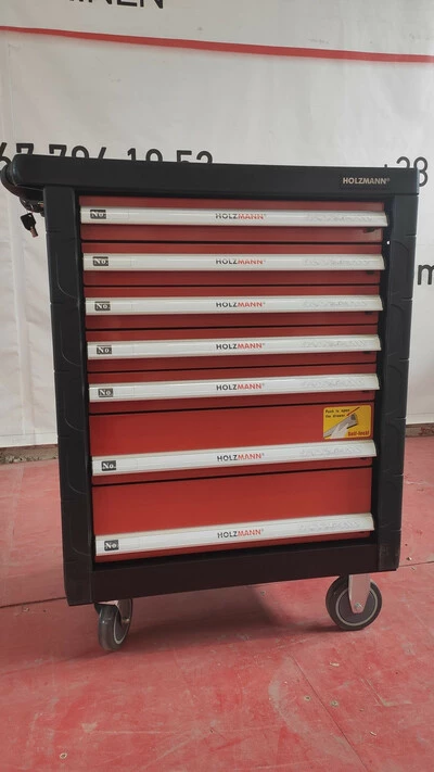 Візок для майстерні з інструментами з хромованадієвої сталі Holzmann WW 790W