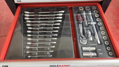 Візок для майстерні з інструментами з хромованадієвої сталі Holzmann WW 790W