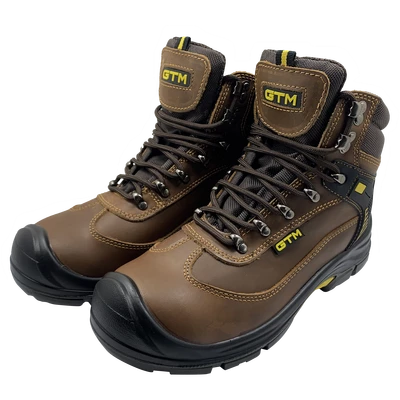 Черевики робочі з мет носком, р.41 коричневого кольору SM-090
