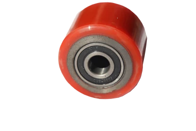 Колесо до рокли 80*60мм PU (поліуретан) червоне