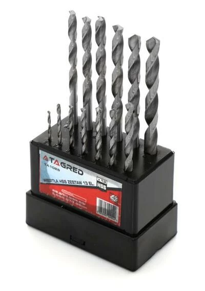 Набір свердл по металу TAGRED TA1026, 13 шт