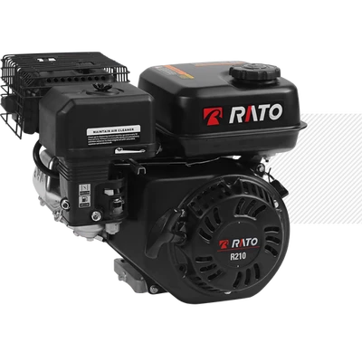 Двигун бенз. Rato R210/вал 19,05мм; 4,4кВт, 3600об/хв, 4-тактний, бак 3,6л