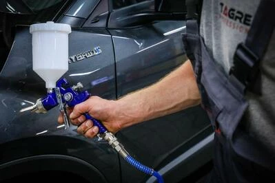 Фарбопульт HVLP з редуктором, дегідратором, форсунками TAGRED TA133