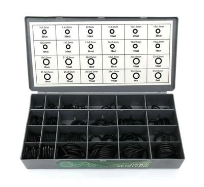 Набір метричних ущільнюючих кілець, HNBR, резинових прокладок, O-ring TAGRED TA1407