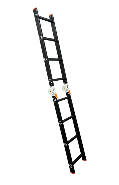 Драбина-телескоп розкладна анодований алюміній 1.14-4.0м