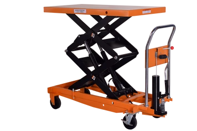 Стіл-платформа вантажопідйомний гідравлічний 1000кг/1,7м SYTJ-100W колір - жовтий