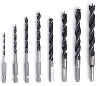 Набір свердел по дереву HEX 1/4", 8 шт TAGRED TA4184