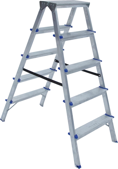 Стремянка 5сх. верх.сх. 1,18м, двостороння DHR405